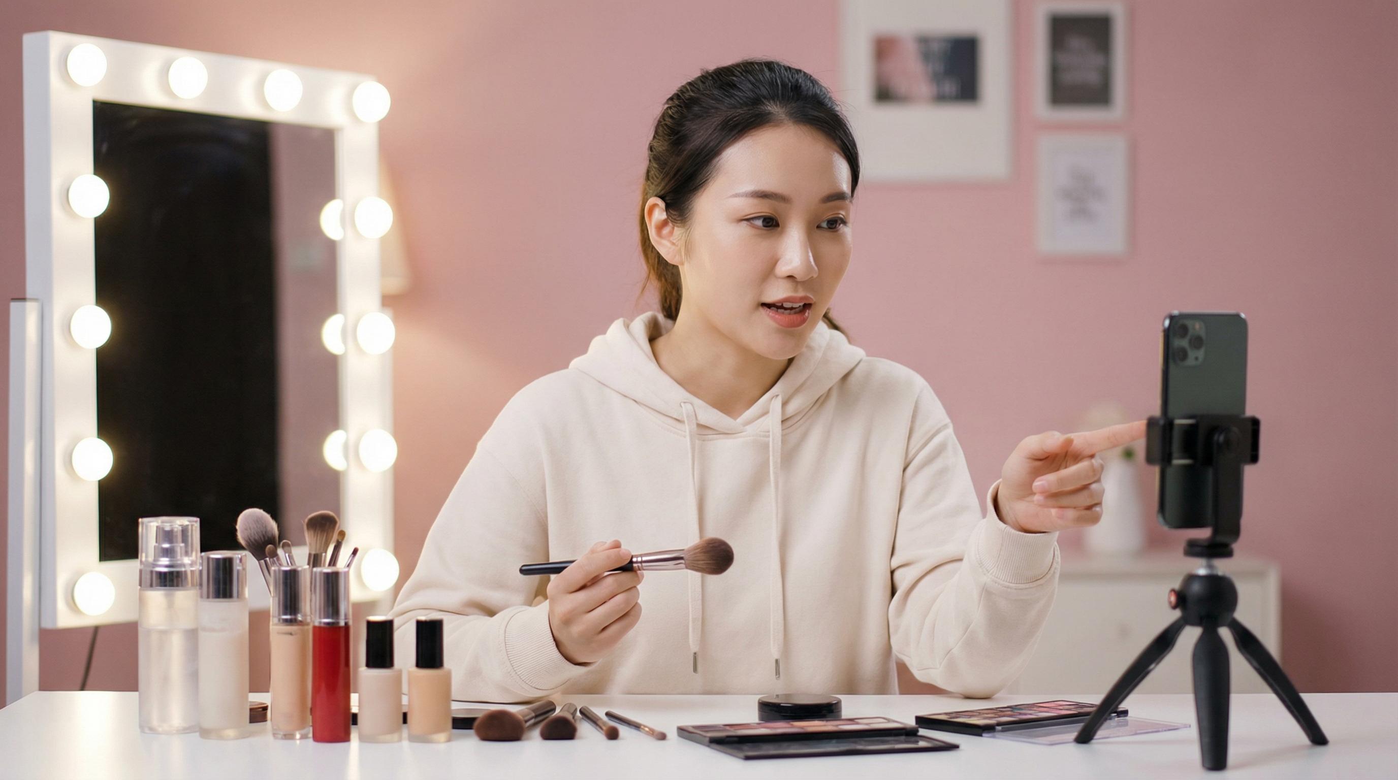 17c一起草美妆视频教程